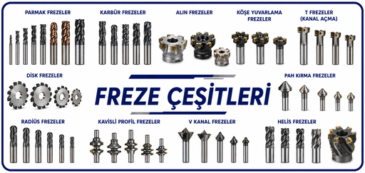 Kırlangıç Freze Çeşitleri