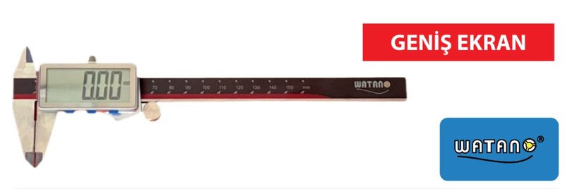 200MM METAL GÖVDE GENİŞ EKRAN DİJİTAL KUMPAS