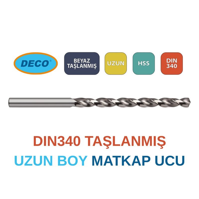 DIN 340 UZUN MATKAP UCU HSS 6.7 MM