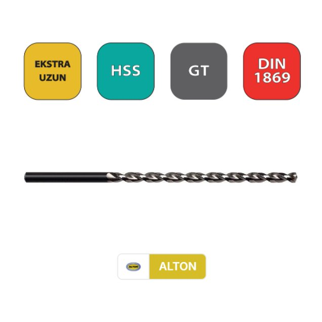 ALTON GT Serisi DIN1869/1 Matkap Ucu - Q2,5X95X140