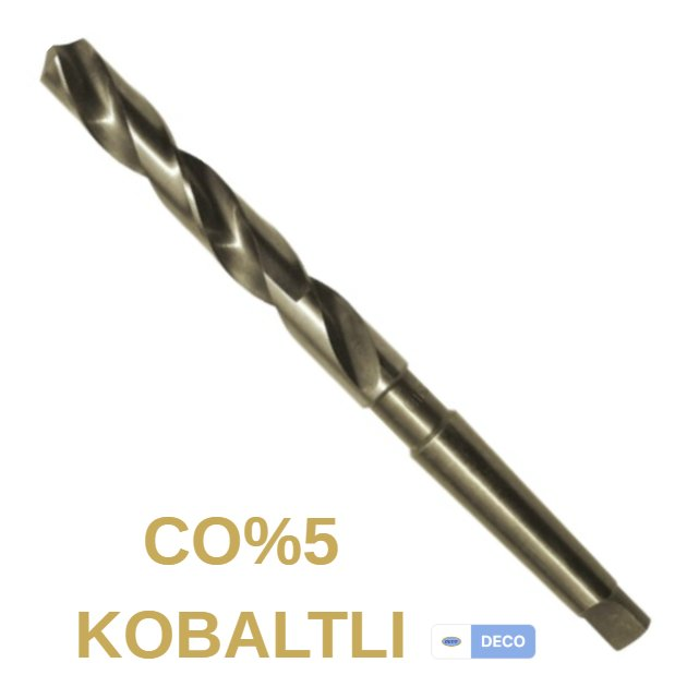 Deco CO5 DIN345 KOBALTLI Konik Saplı Matkap Ucu - 42 MM