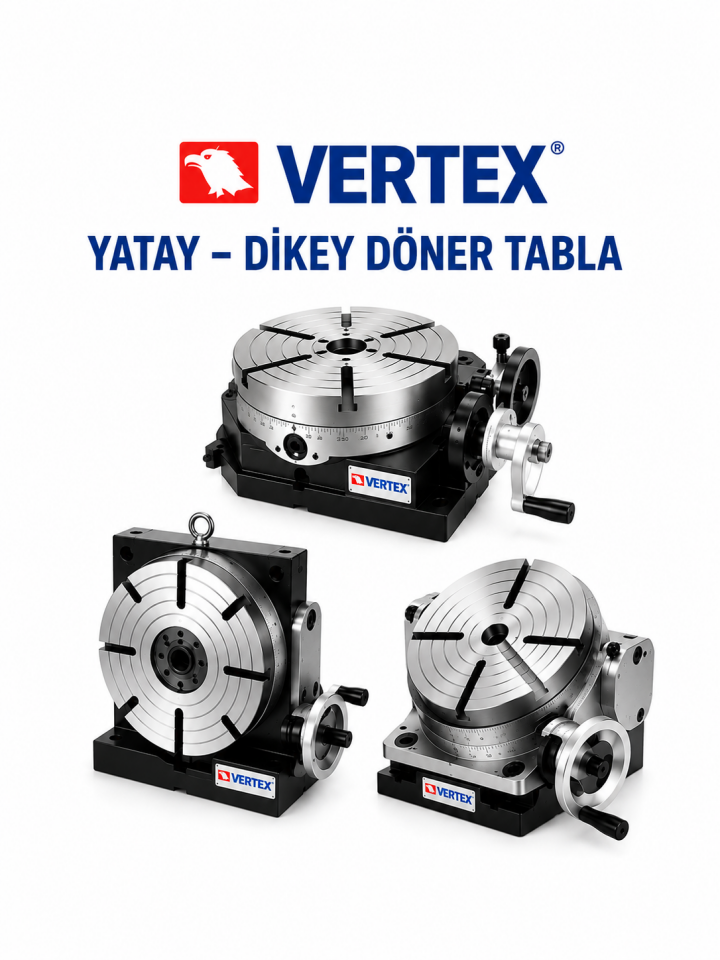 Vertex Yatay Dikey Döner Tabla 58mm
