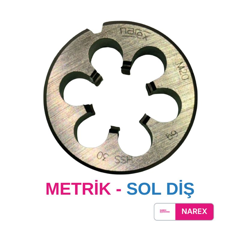 Narex Metrik Sol Diş Pafta - M39