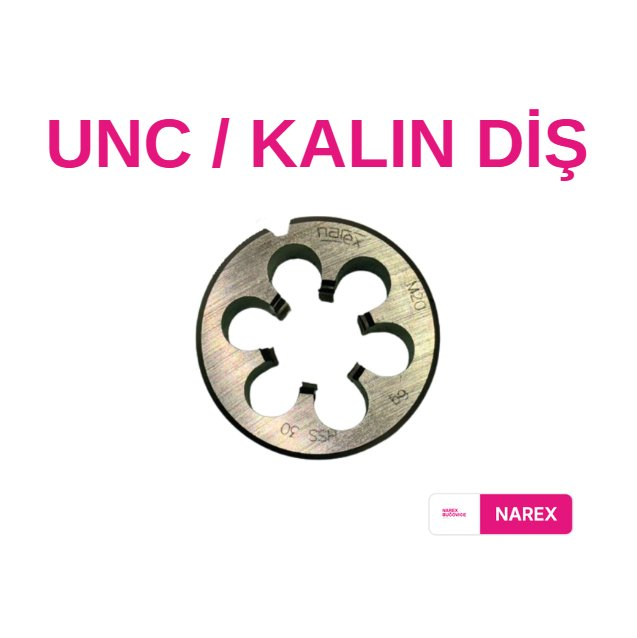 Narex UNC Kalın Diş Pafta - UNC 1/4