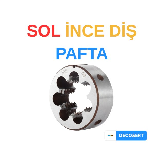 ERT Sol İnce Diş Pafta - M8X1,0