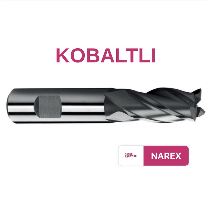 24 MM NAREX PARMAK FREZE HSS-Co8 DIN844K