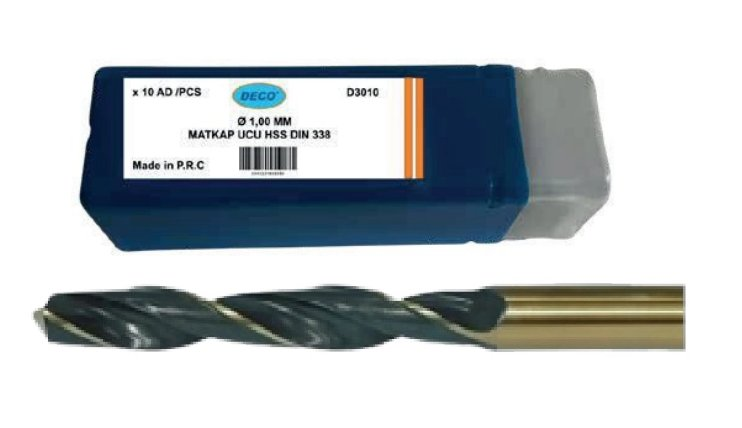 DECO DIN338 Matkap Ucu Q3,6
