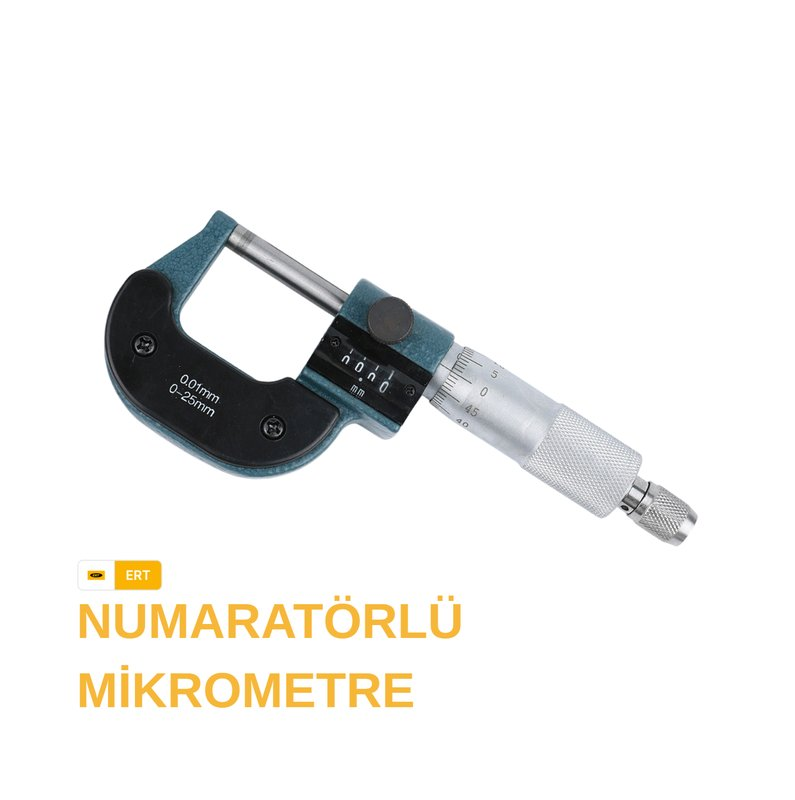 75X100 MM NUMARATÖRLÜ MİKROMETRE