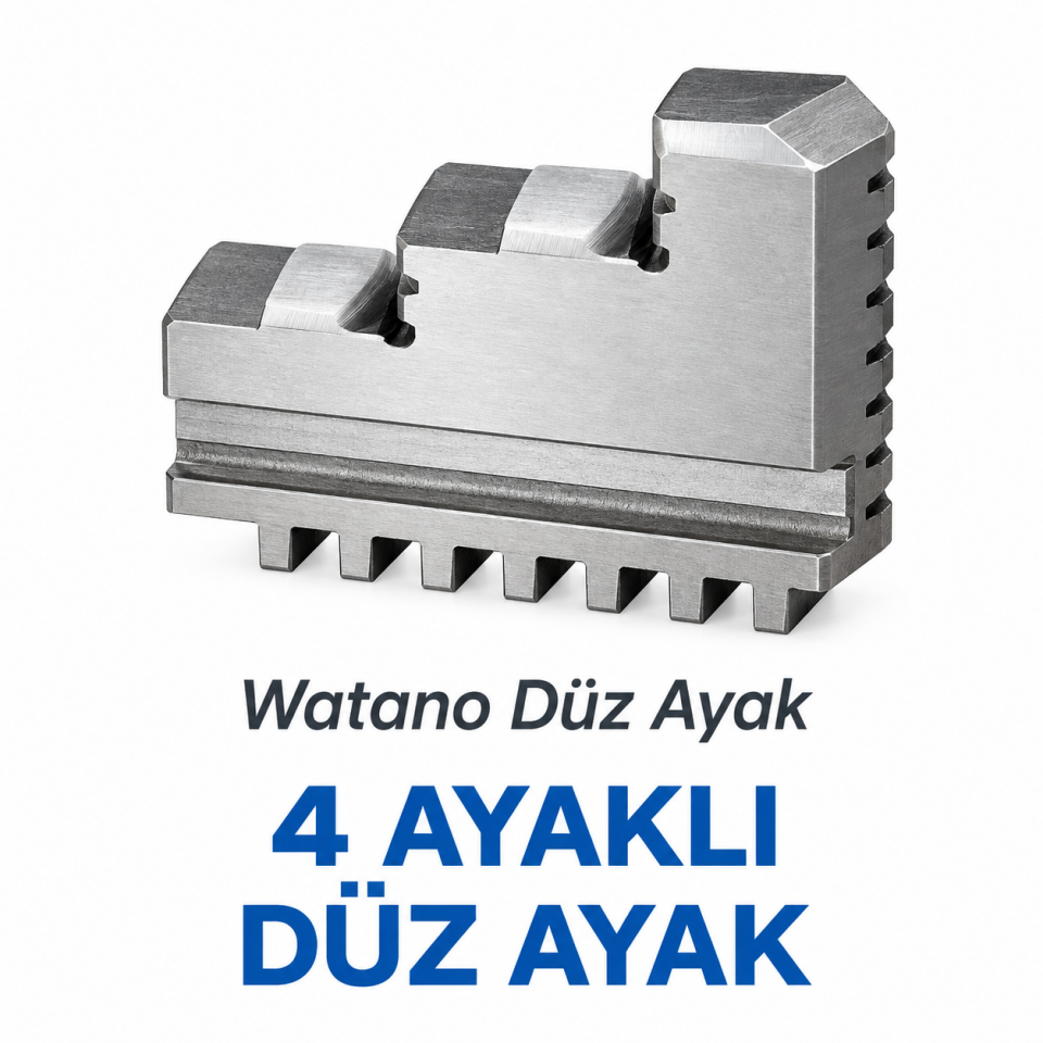 Watano 4 Ayaklı Düz Yedek Ayak Takımı 400X4