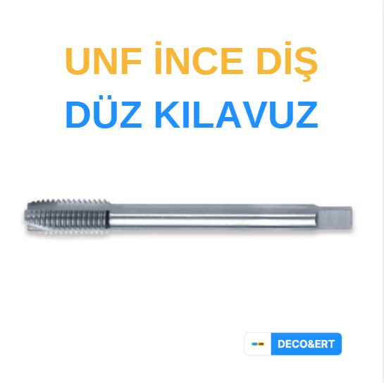 ERT UNF İnce Diş Düz Makine Kılavuzu - UNF 7/16