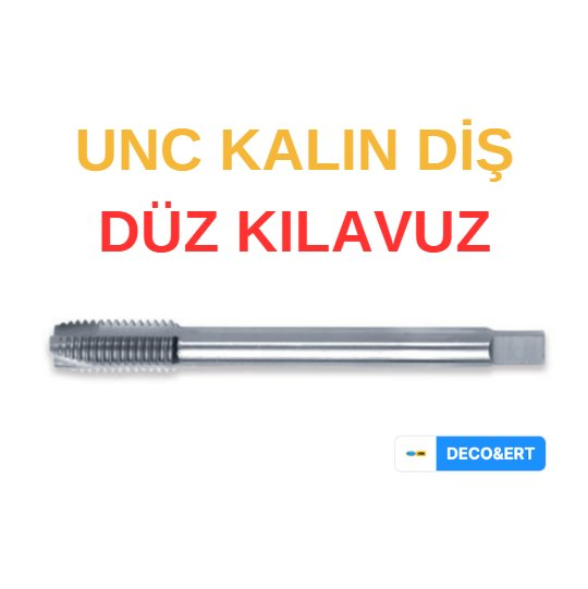 ERT UNC Kalın Diş Düz Makine Kılavuzu - UNC 5/16