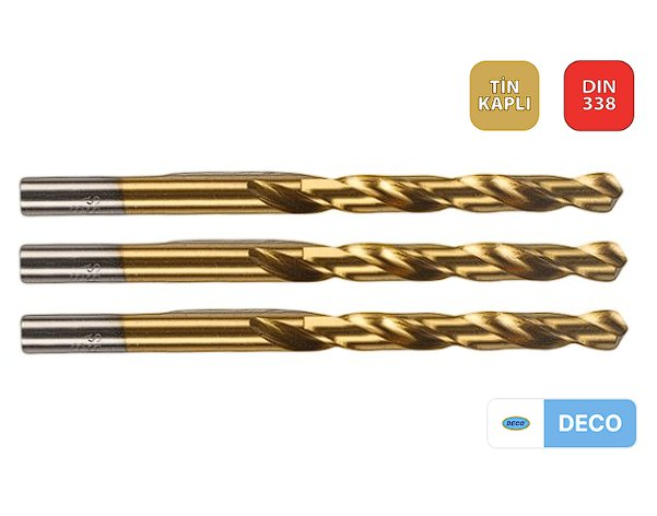 6,7 MM DIN 338 TİN KAPLI MATKAP UCU DECO