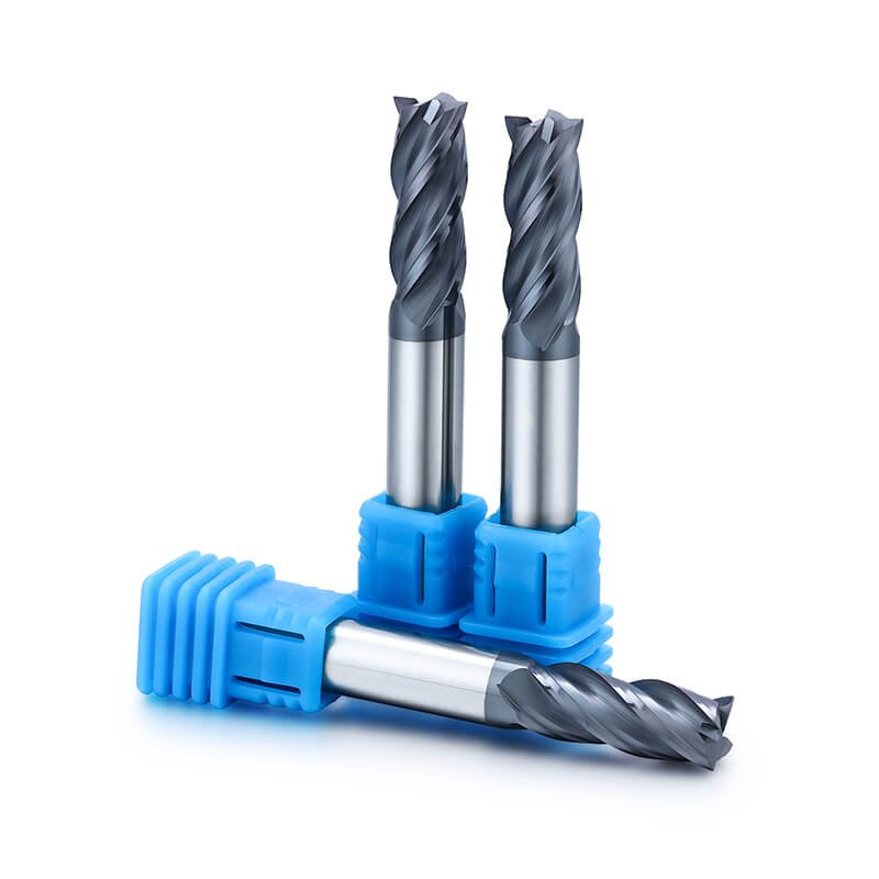 6 MM TİALİN KAPLI KARBÜR FREZE 55 HRC 4 AĞIZLI