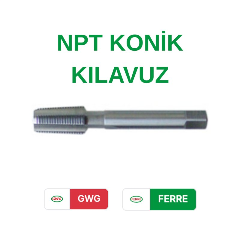 GWG NPT 1/4 Konik Kılavuz