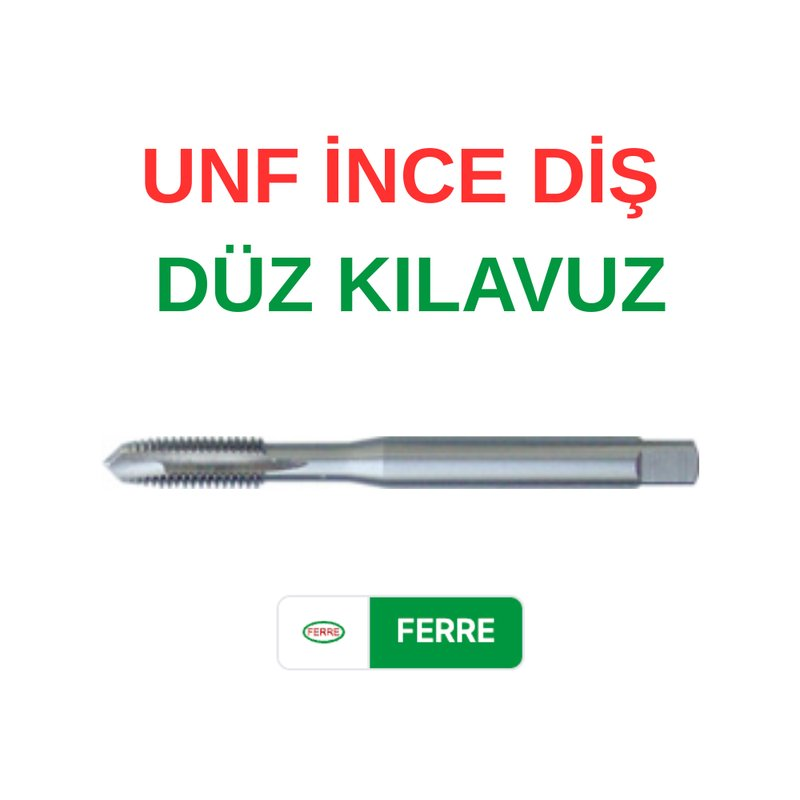 Ferre UNF 3/8 Düz Kılavuz